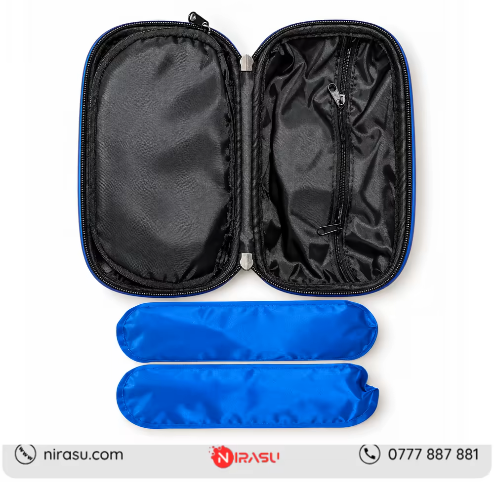 Insulin Cooler Travel Case with Digital Temperature Display and 2 Ice Packs